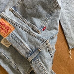 Levi's Light Blue Denim Jacket with Red Tab